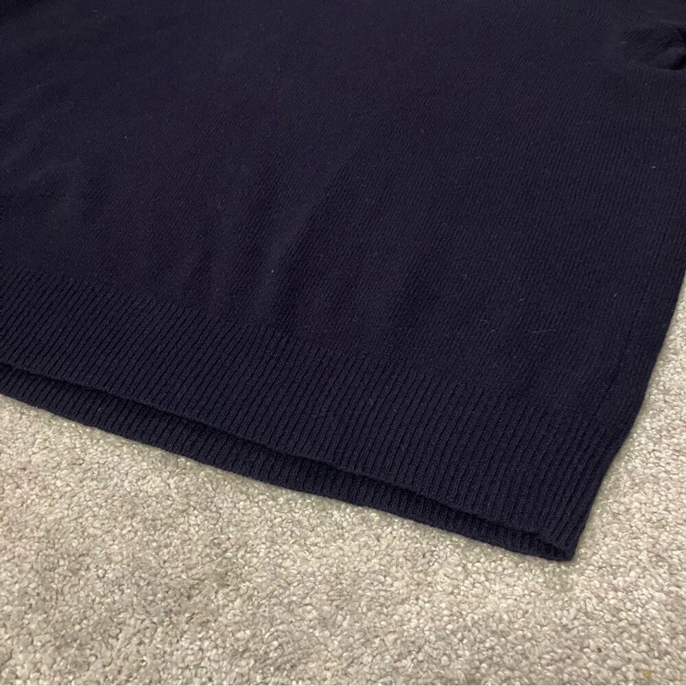 Polo Ralph Lauren Men’s Navy Blue 100% Lambswool V-Neck Sweater Size XL - Picture 3 of 11